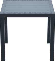SİESTA  ORLANDAO MASA 80 CM KOYU GRİ