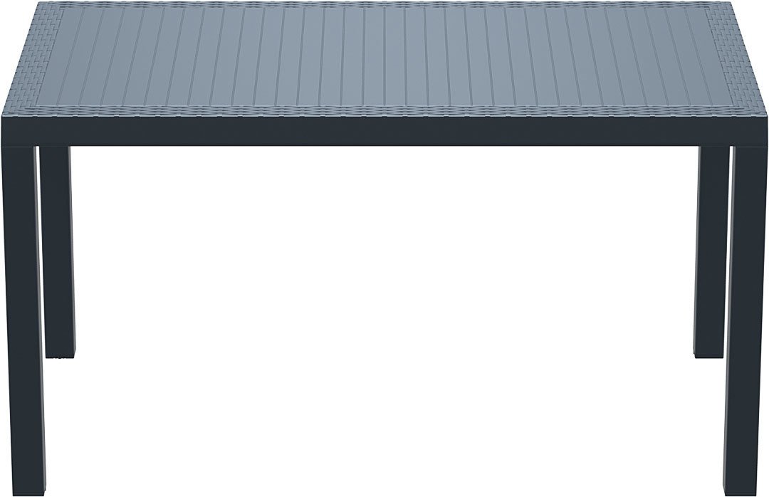 SİESTA ORLANDO MASA 140 CM KOYU GRİ