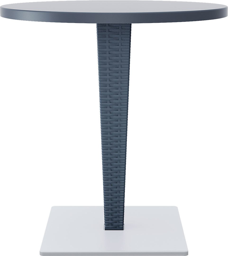 SİESTA RIVA MASA YUVARLAK 70 Ø ÇAP KOYU GRİ