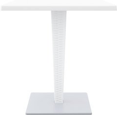 SİESTA RIVA KARE  MASA 70*70 CM BEYAZ