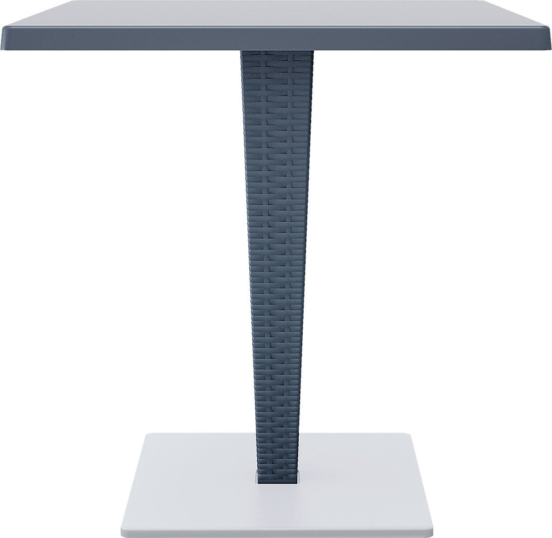 SİESTA RIVA KARE  MASA 70*70 CM KOYU GRİ