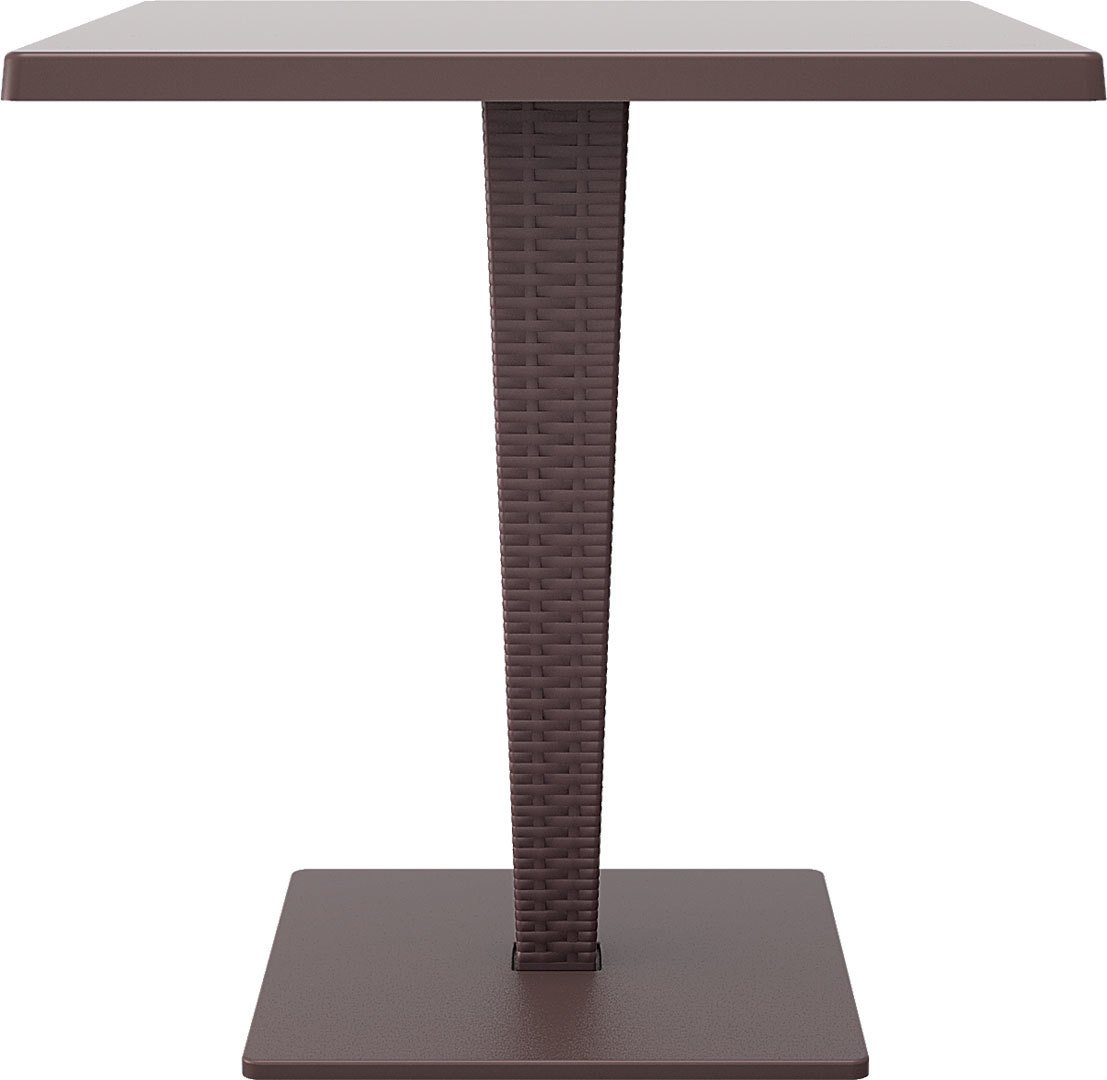 SİESTA RIVA KARE  MASA 70*70 CM KAHVERENGİ