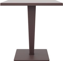 SİESTA RIVA KARE  MASA 70*70 CM KAHVERENGİ