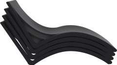 SİESTA SLİM ŞEZLONG (MİNDERSİZ) SİYAH