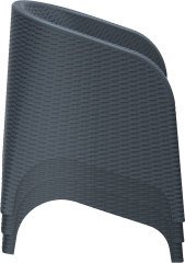 SİESTA ARUBA KOLTUK  /SANDALYE ( MİNDERLİ ) KOYU GRİ