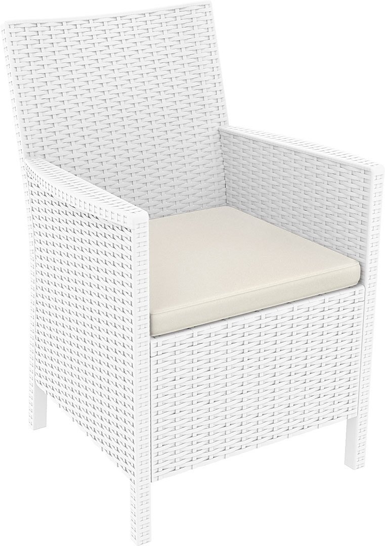 SİESTA CALİFORNİA KOLTUK  / SANDALYE (MİNDERLİ) BEYAZ