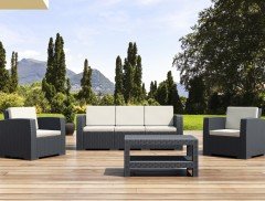 SİESTA MONACO LOUNGE SET XL MİNDERLİ KOYU GRİ
