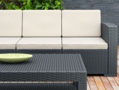 SİESTA MONACO LOUNGE SET XL MİNDERLİ KOYU GRİ