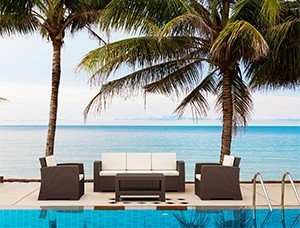 SİESTA MONACO LOUNGE SET XL MİNDERLİ KAHVERENGİ