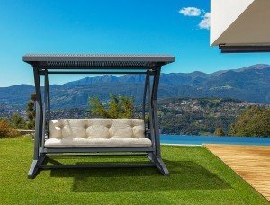 SİESTA HAWAII SALINCAK MİNDERLİ KOYU GRİ