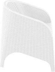 SİESTA VEGASARUBA 8 KİŞİLİK MASA SANDALYE TAKIMI (KOLTUKLAR MİNDERLİ) BEYAZ