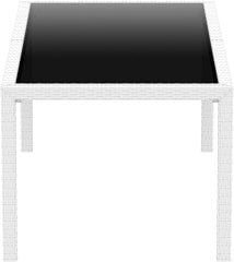 SİESTA TAHİTARUBA 6 KİŞİLİK MASA SANDALYE TAKIMI MİNDERLİ BEYAZ