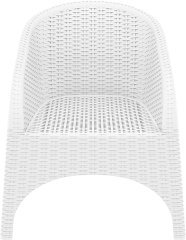 SİESTA TAHİTARUBA 6 KİŞİLİK MASA SANDALYE TAKIMI MİNDERLİ BEYAZ