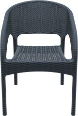 SİESTA PANAVEGAS 6 KİŞİLİK MASA SANDALYE TAKIMI KOYU GRİ