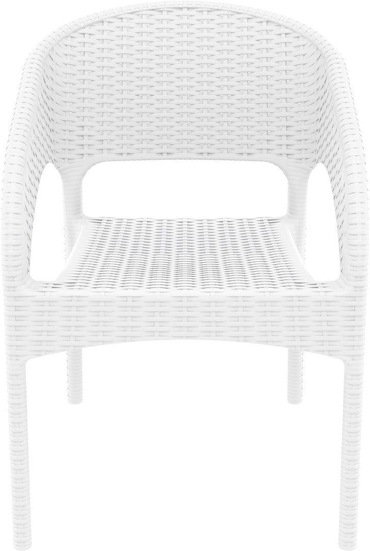 SİESTA  PANAVEGAS 8 KİŞİLİK  MASA SANDALYE TAKIMI BEYAZ