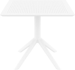 SİESTA CROSSYK 4 KİŞİLİK MASA SANDALYE TAKIMI BEYAZ