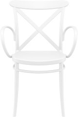 SİESTA CROSSYK 4 KİŞİLİK MASA SANDALYE TAKIMI BEYAZ