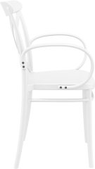 SİESTA CROSSYK 4 KİŞİLİK MASA SANDALYE TAKIMI BEYAZ